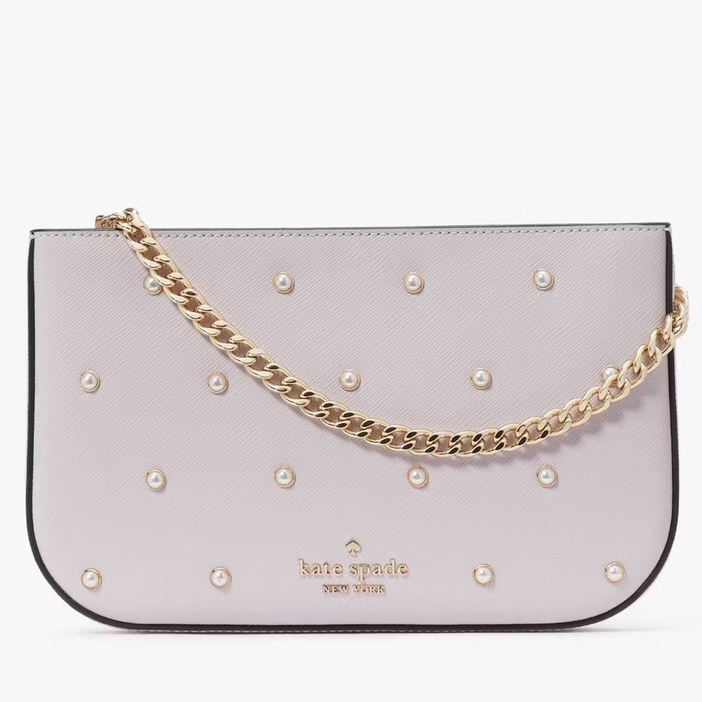 kate spade Pearl Pochette Demi mini bag Lilac